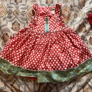Matilda Jane Red and White Polka Dot Dress